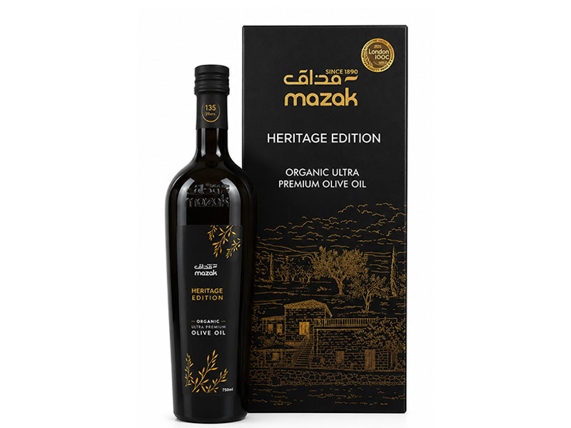 Mazak Heritage Edition bottle and coffret with the London IOOC 2026 gold seal